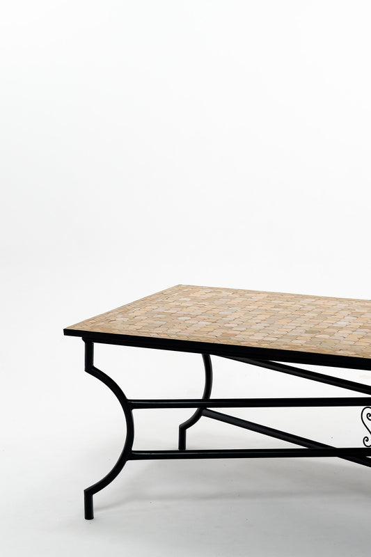 La table Bij, zellige beige, 12 personnes